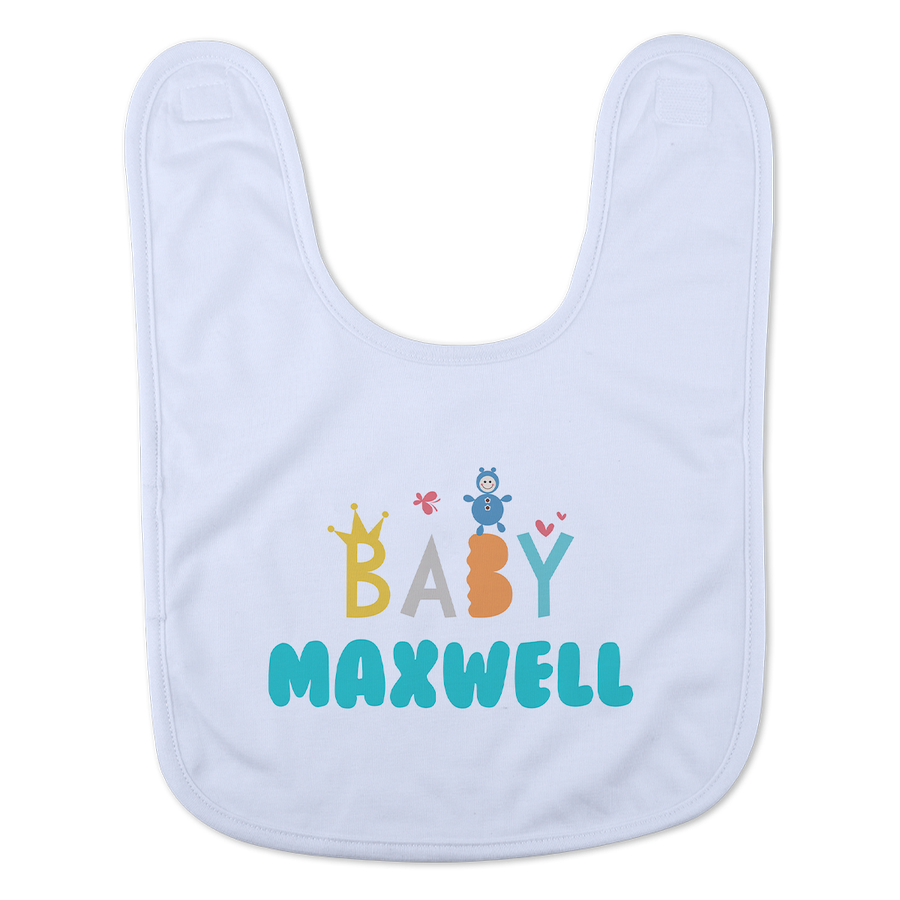 Blank Baby Bibs Custom Baby Bibs, Personalised Baby Bibs for Kids